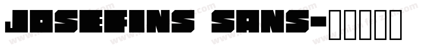 Josefins sans字体转换